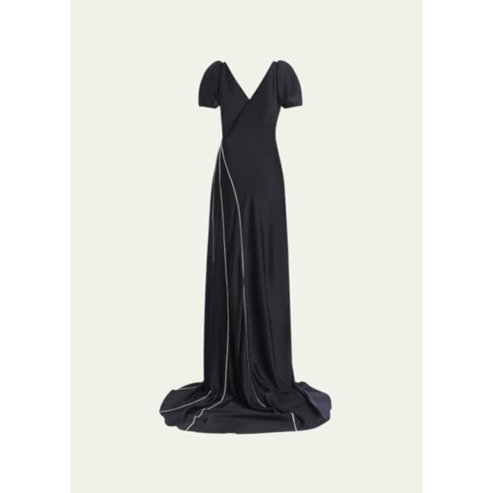 markarian maxine gown with crystal black US2